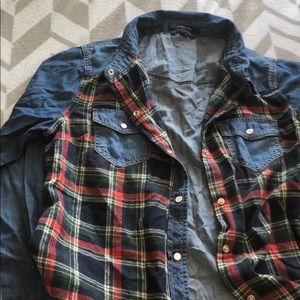 Jean pattern shirt